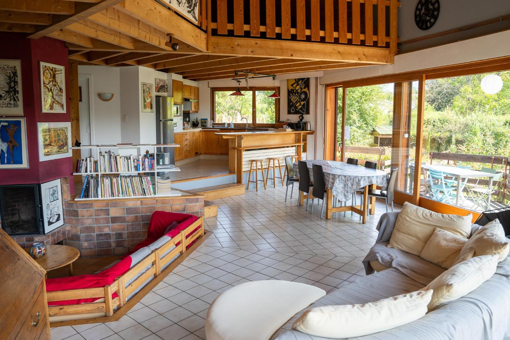 Le Grand Nid - Maison Alveole Bed And Books Sciez Bagian luar foto